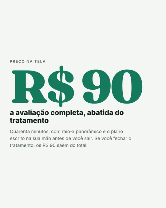Peça de Instagram da Bloom Odonto, arquétipo data hero