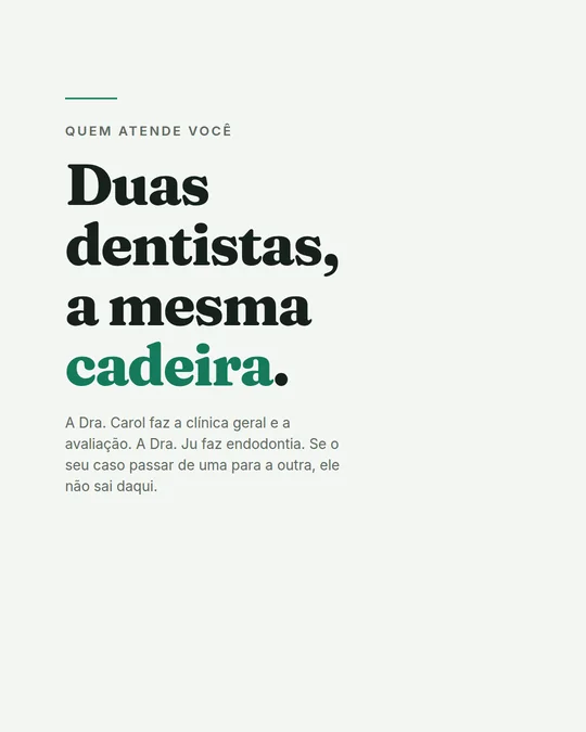 Peça de Instagram da Bloom Odonto, arquétipo canon nine