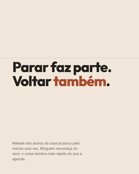 Peça de Instagram da Kaia Studio, arquétipo hangline