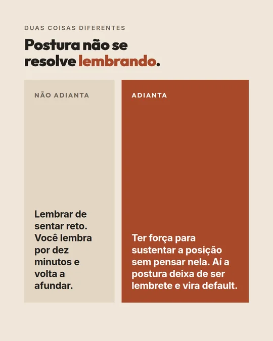 Peça de Instagram da Kaia Studio, arquétipo compare split