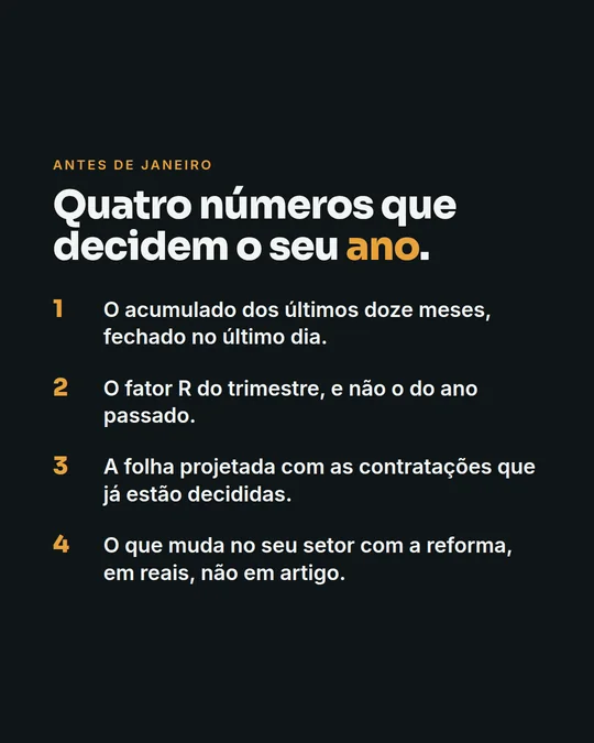 Peça de Instagram da Nortis Contabilidade, arquétipo list stack