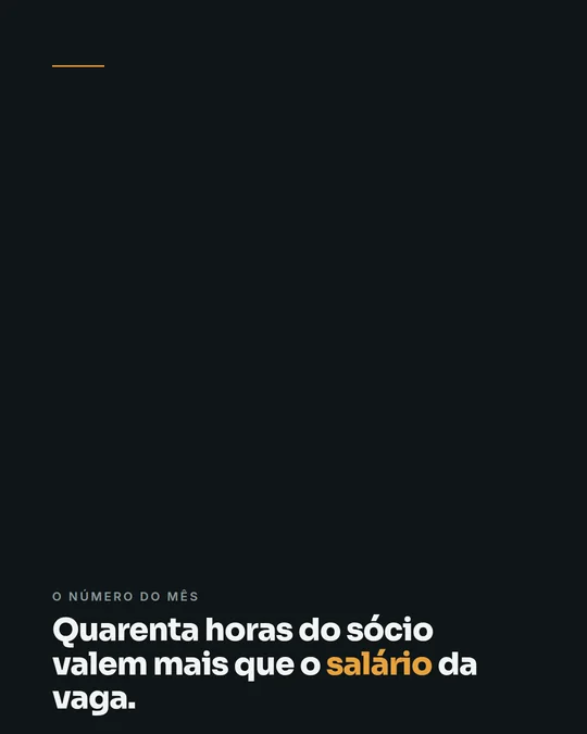Peça de Instagram da Nortis Contabilidade, arquétipo extreme margin